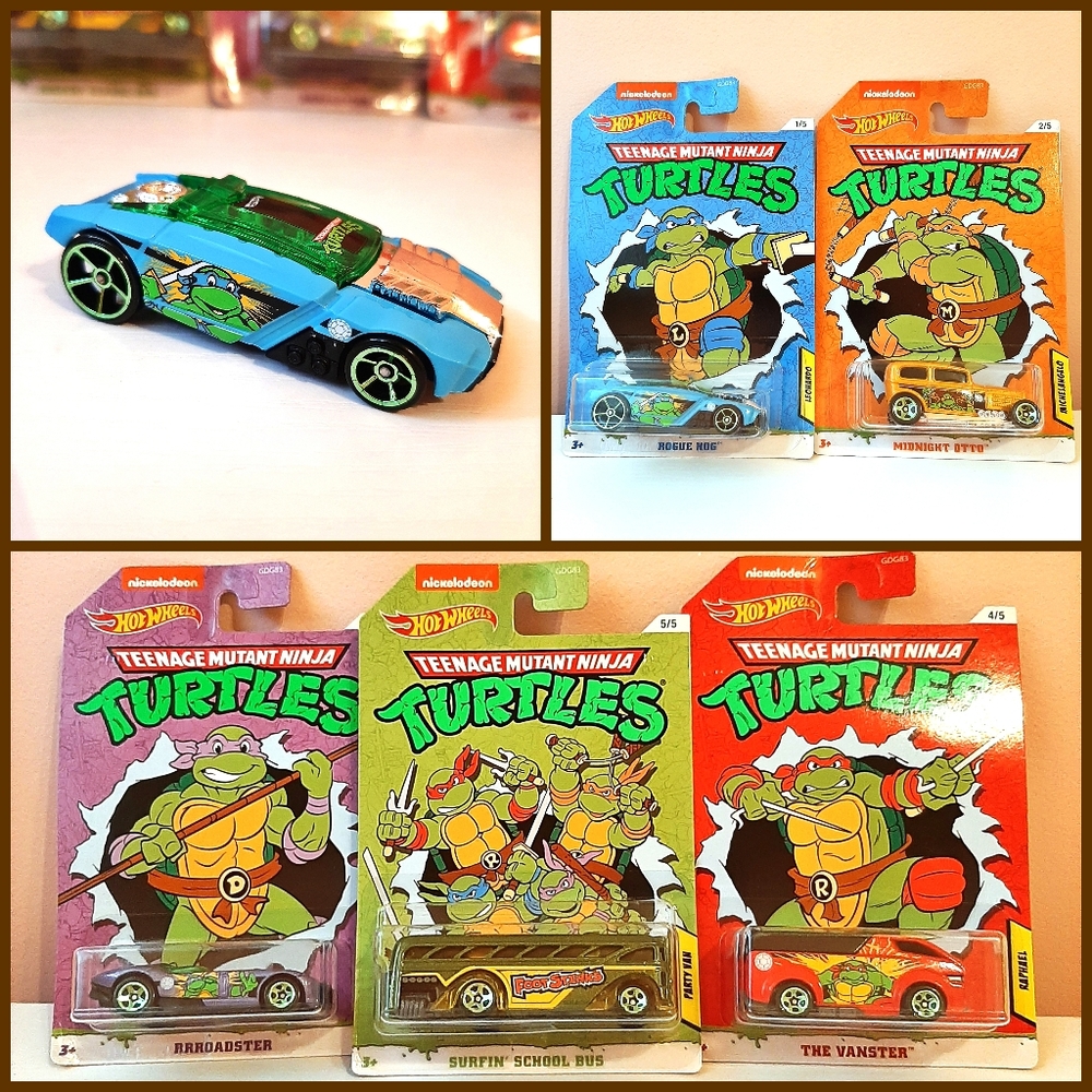 Hot Wheels 2020 TMNT Complete Set